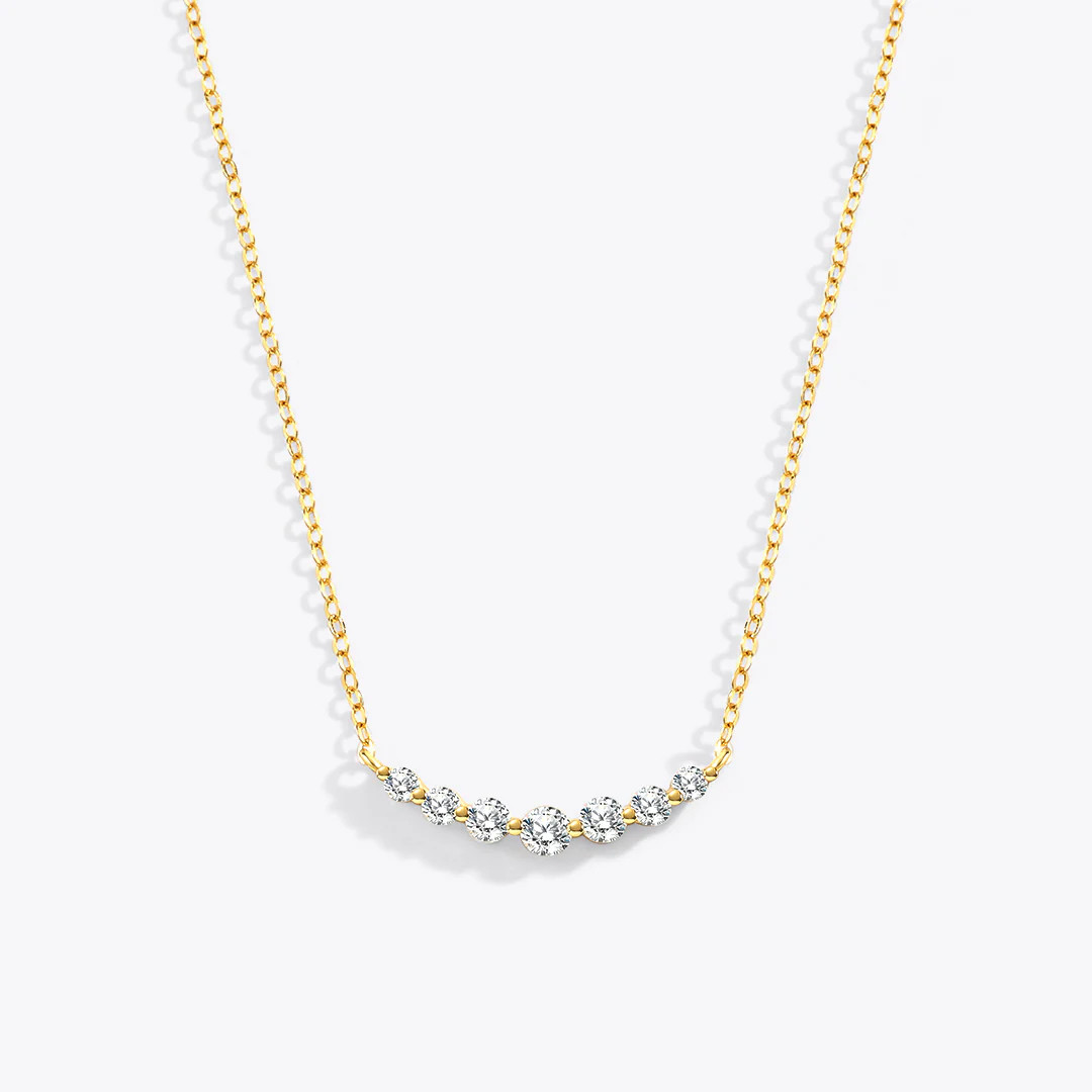 Classic Arc Diamond Necklace | Mint & Lily