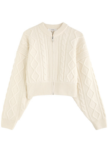 Cable-knit wool cardigan | Harvey Nichols