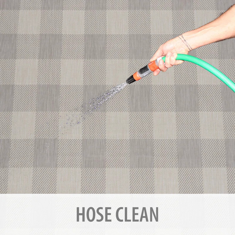 Pelak Machine Woven / Power Loomed Gray Indoor/Outdoor Rug | Wayfair North America