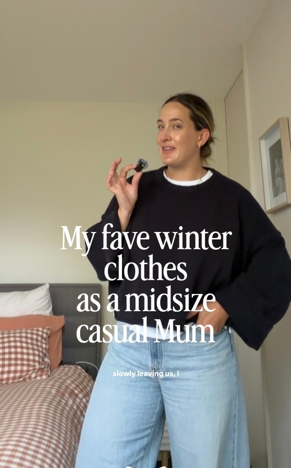 One of my most worn winter outfits- simple, comfortable cute ✨

Jeans- size 32
Knit- size L
Tee- size XL

#ootd #winter #midsize #jeans