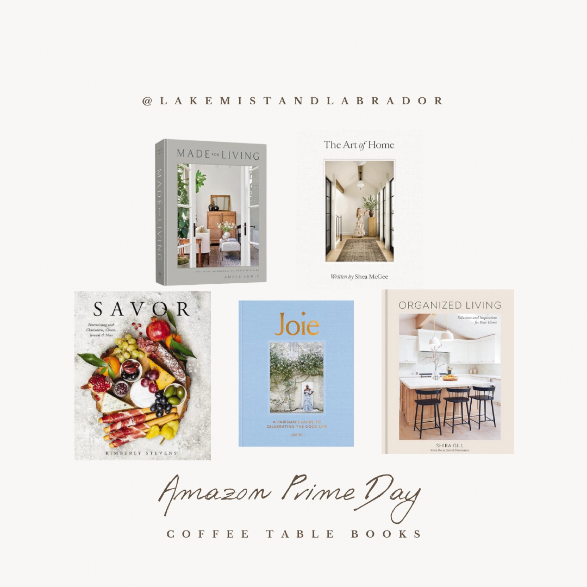 A few of my favorite coffee table books, on sale now! 

Amazon Prime Day, Coffee Table Books, McGee and Co Book, Cook Book 

#LTKHome #LTKFindsUnder50 #LTKSaleAlert