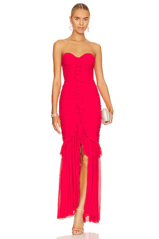 Giules Gown in Cherry Red | Revolve Clothing (Global)