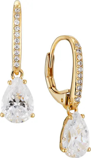 Modern Love Cubic Zirconia Pear Drop Earrings | Nordstrom