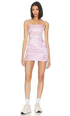 superdown Letizia Printed Mini Dress in Pink Floral from Revolve.com | Revolve Clothing (Global)