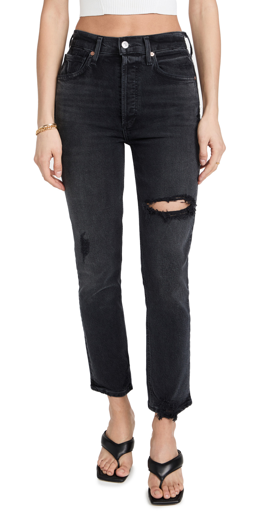 Jolene High Rise Straight Jeans | Shopbop