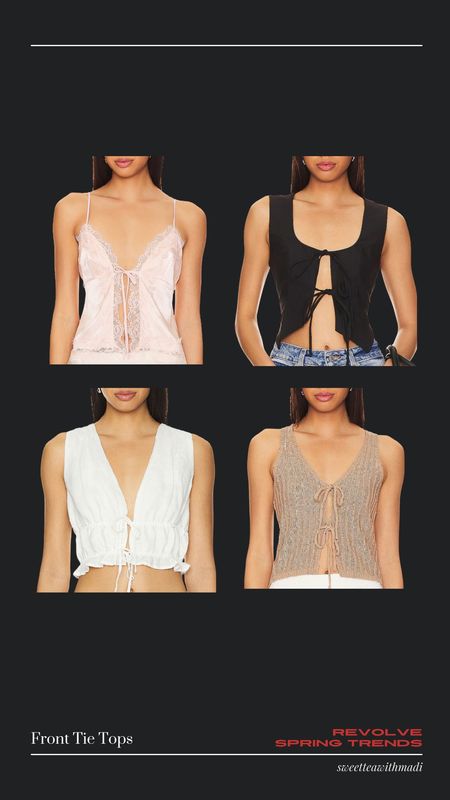 Loving the front-tie trend this year! 

Spring style, front tie tops, revolve, trending fashion 

#LTKstyletip #LTKSeasonal
