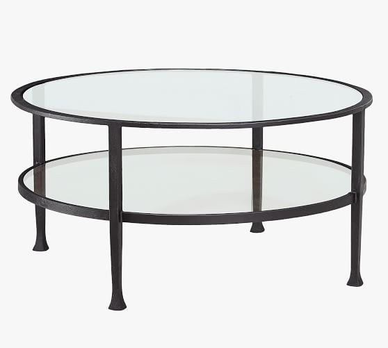 Tanner Round Coffee Table (36") | Pottery Barn (US)