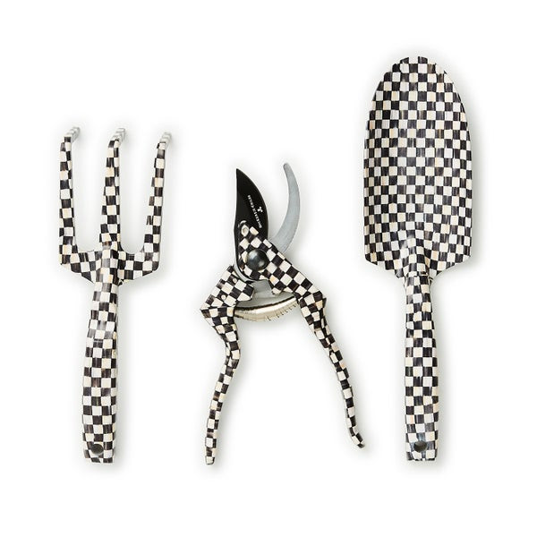 MacKenzie-Childs Courtly Check Gardening Tools | MacKenzie-Childs