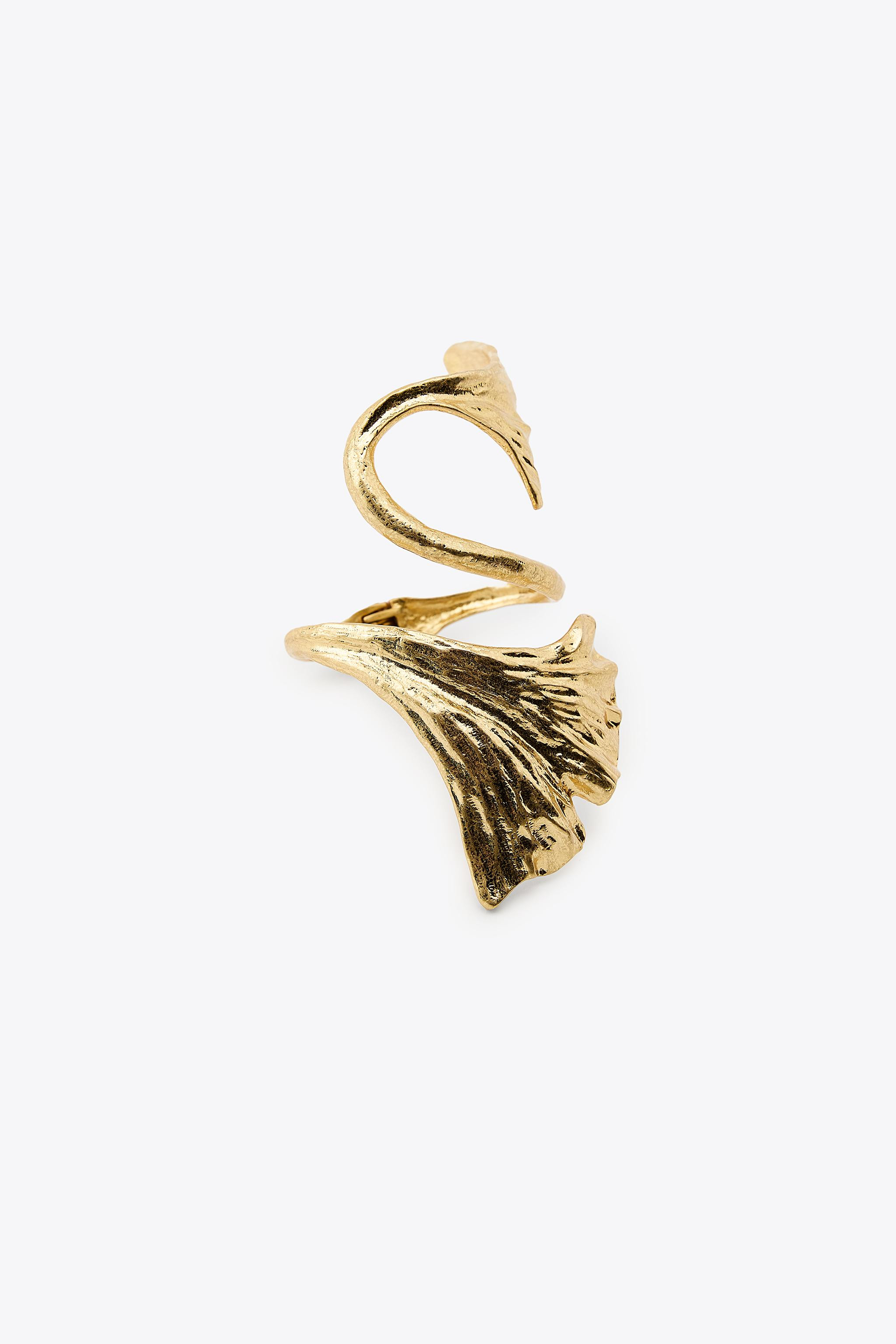LEAF METAL BRACELET | Zara US