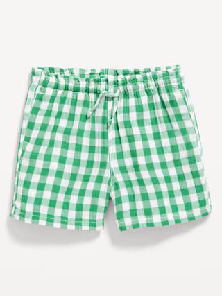Printed Functional Drawstring Pull-On Shorts for Toddler Girls | Old Navy (US)