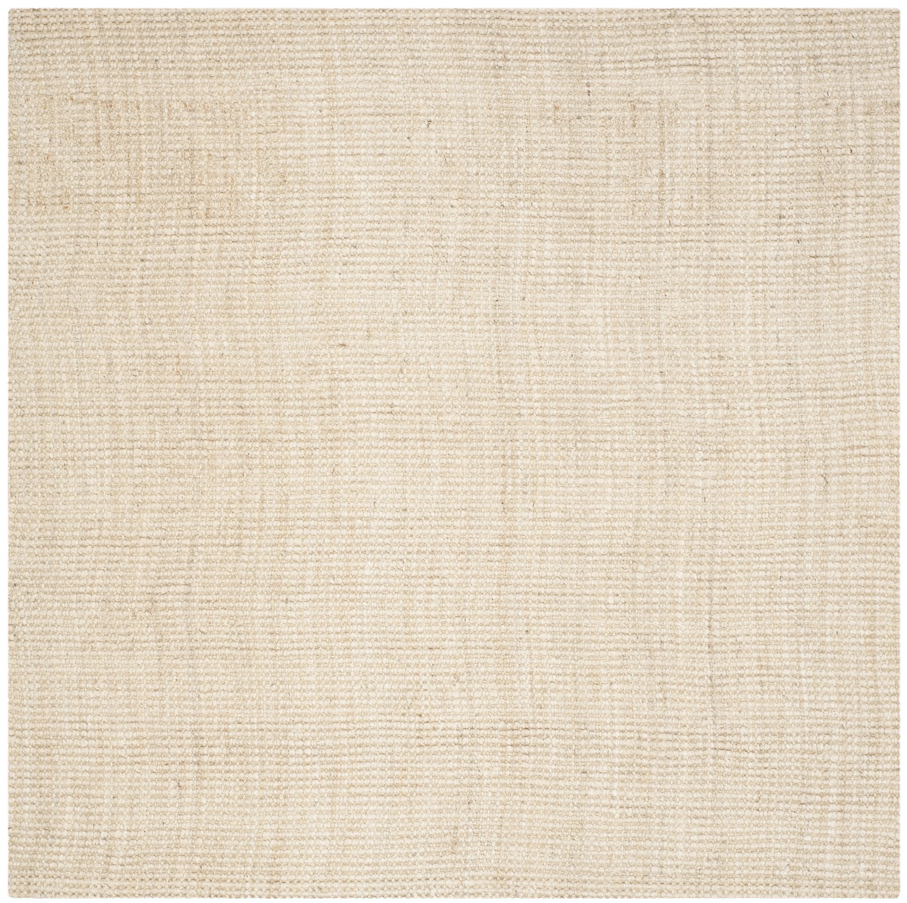 SAFAVIEH Natural Fiber Milica Solid Area Rug, Ivory, 11' x 11' Square | Walmart (US)