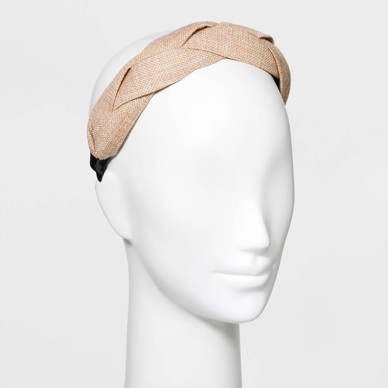 Raffia Twisted Hard Headband - A New Day™ | Target