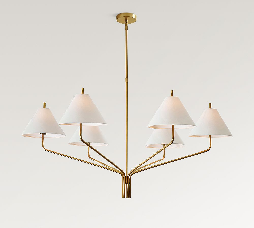 Monroe Metal Round Chandelier (58") | Pottery Barn (US)