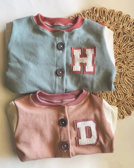 Custom Kids Letterman  Letterman Jacket  Toddler Jacket  | Etsy | Etsy (US)