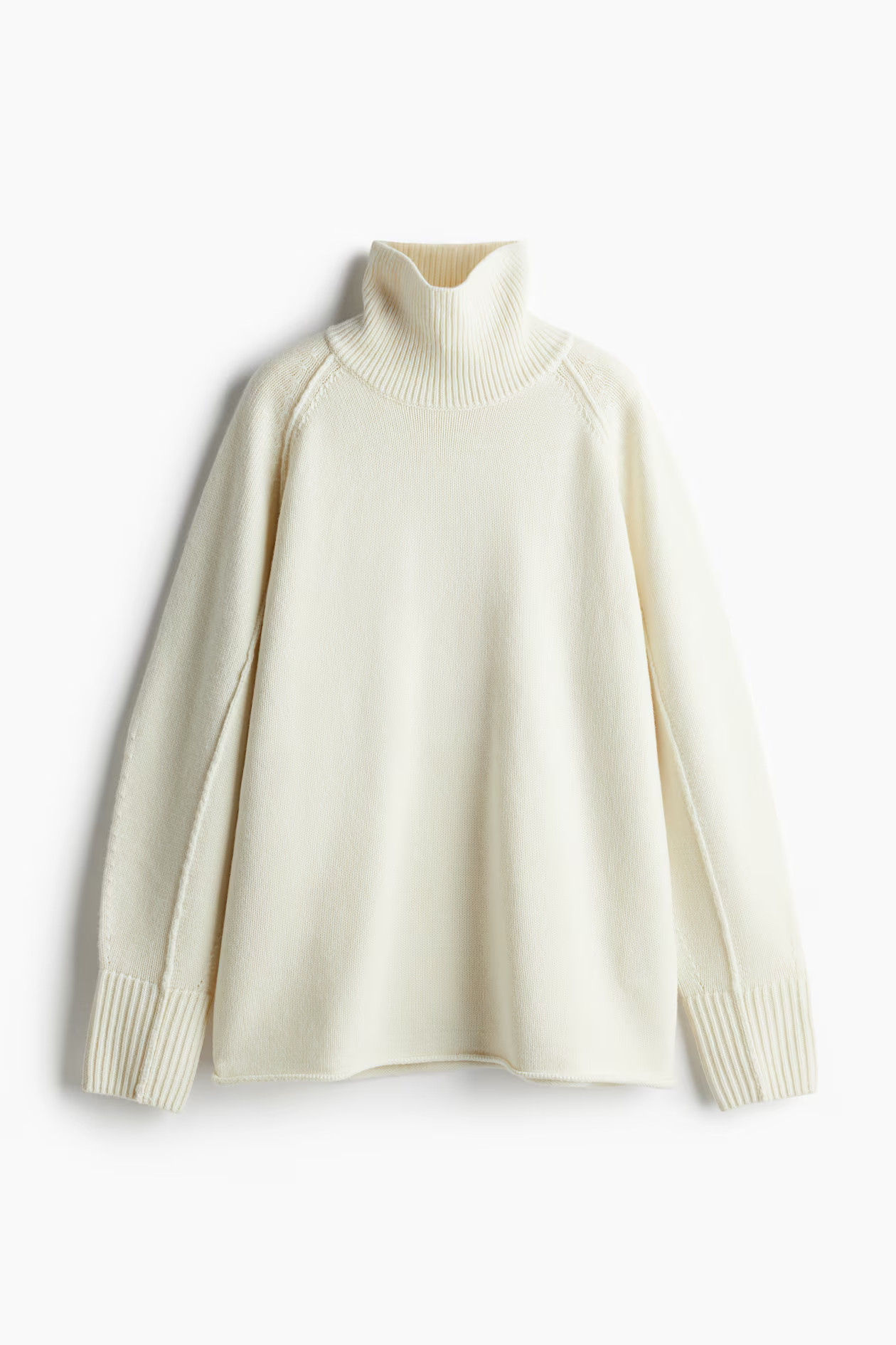 Jersey de lana con cuello perkins | H&M (FR, IT, ES, PT, BE)