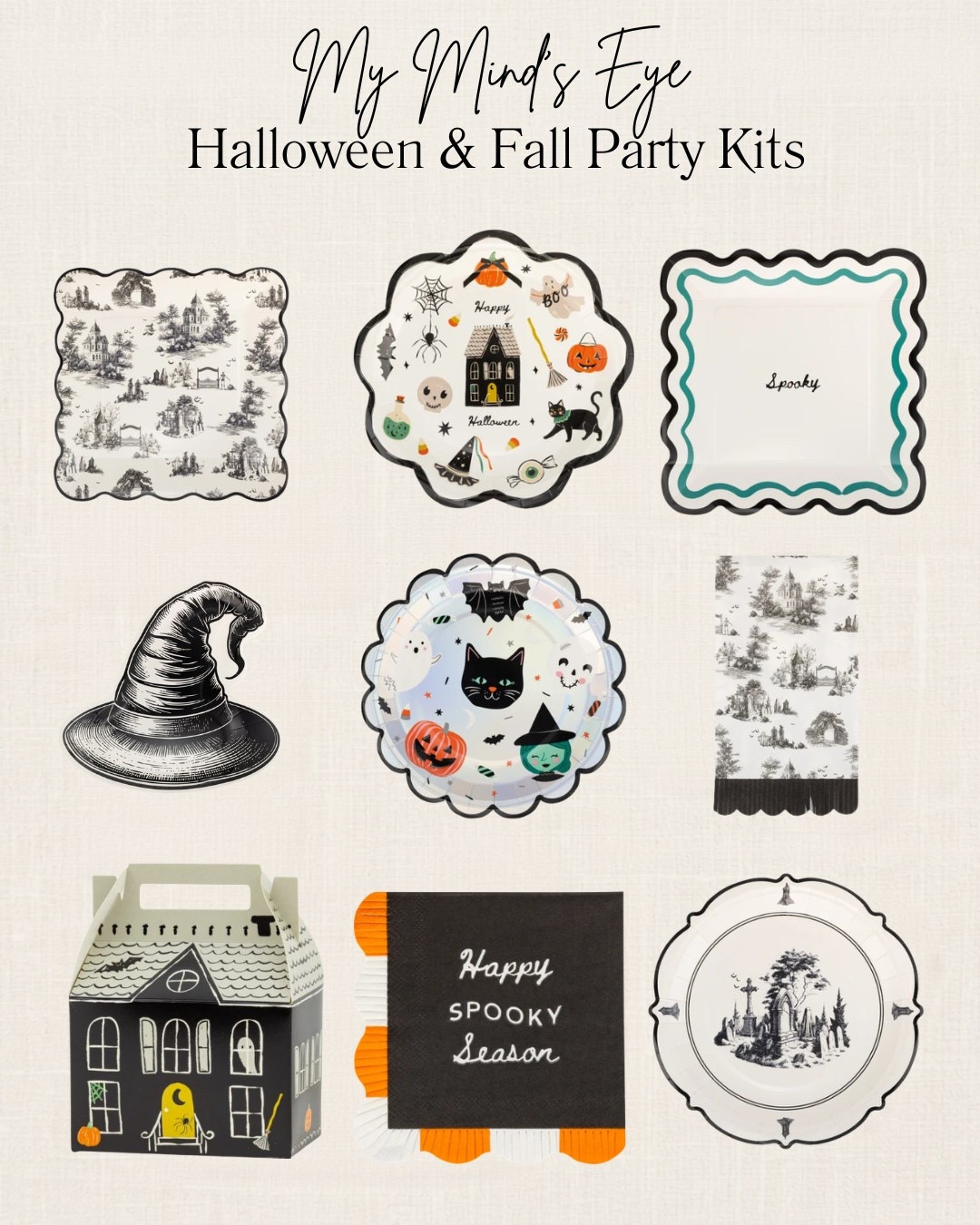 Hosting a Halloween party?  Check out these party kits from My Mind's Eye.  Each kit comes with plates and napkins and other cute decor items!  It's also super easy to add other coordinating items not included in the kit.  Make your hosting a little bit easier this year!



Halloween party, Halloween host, Halloween plates, Halloween party decor 

 #LTKSeasonal #LTKHome