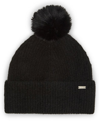 Steve Madden Women's Caught Brushed Fine Rib Knit Beanie - Macy's | Macy's