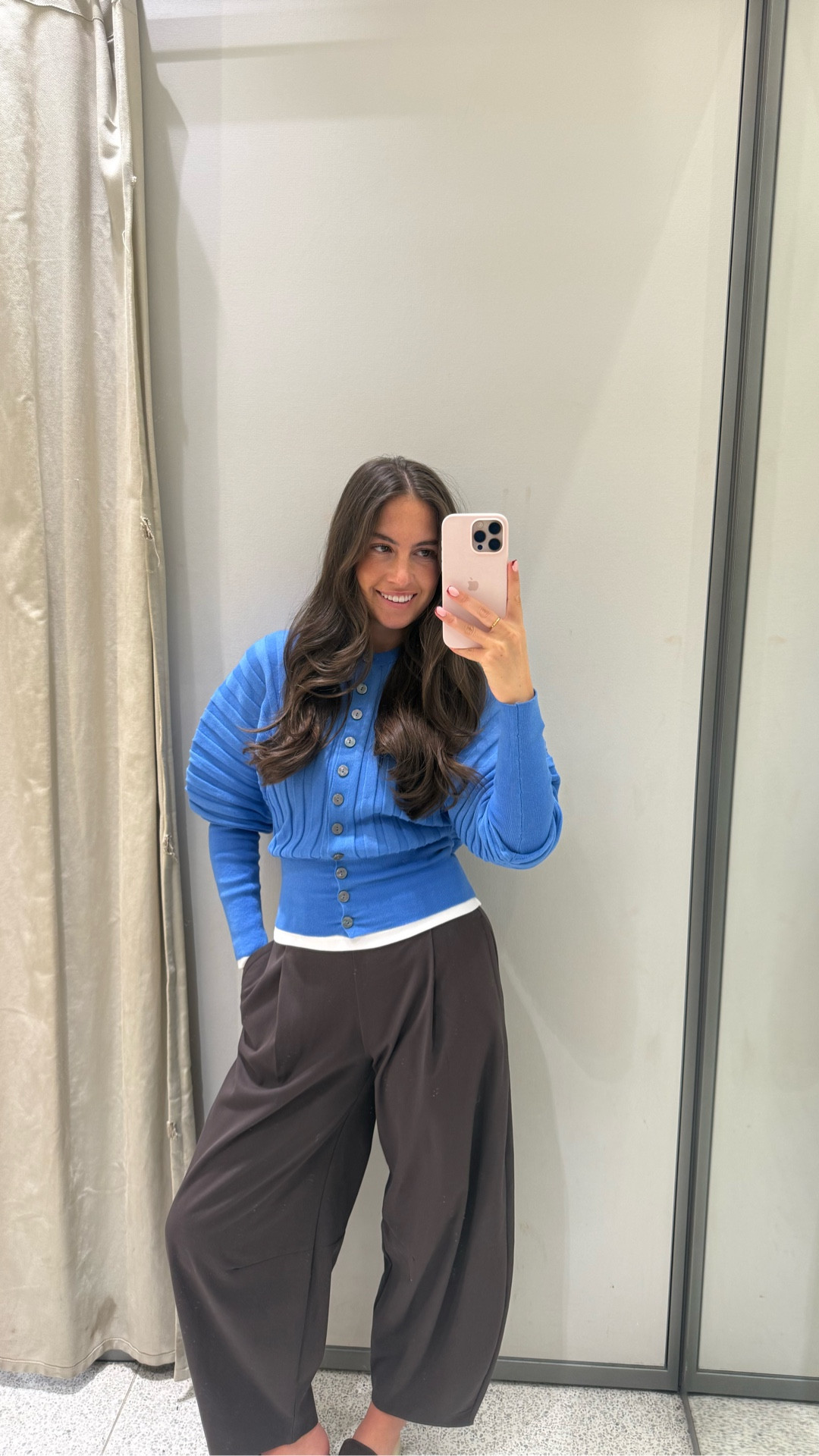 Workwear - blue knitwear - brown trousers - corporate 

#LTKworkwear #LTKspring #LTKFashionMonth