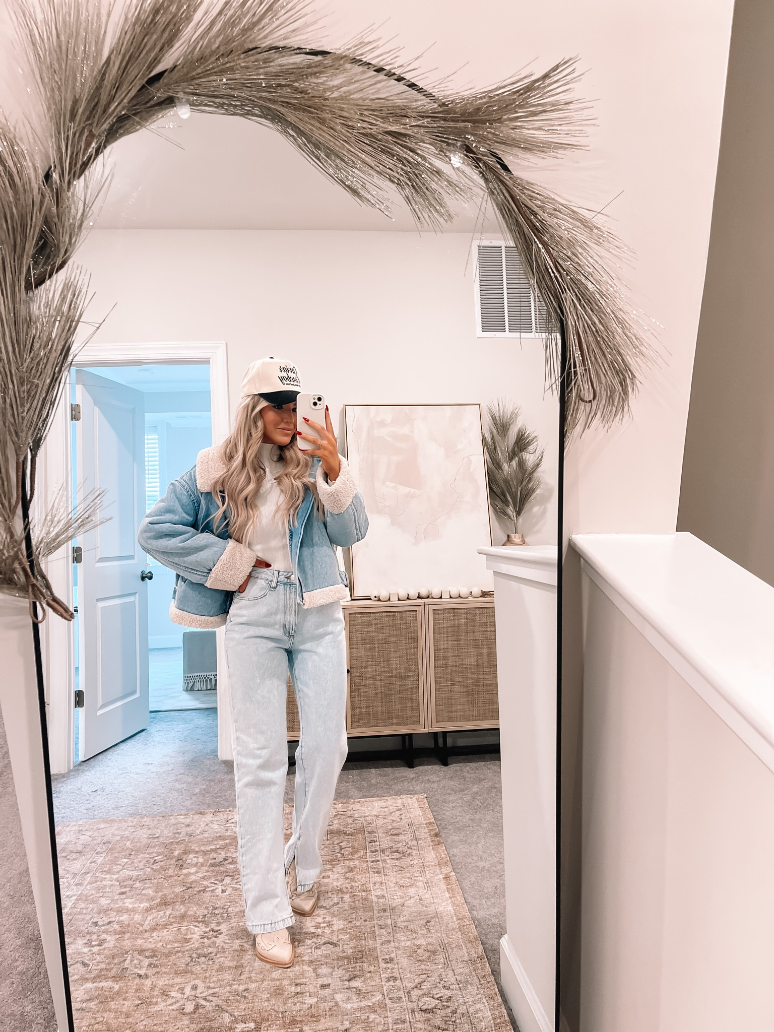 Casual ootd! Shirt is size small, jeans are 27 (oversized), jacket is Zara and linked on IG! 

#LTKfindsunder100 #LTKstyletip #LTKSeasonal