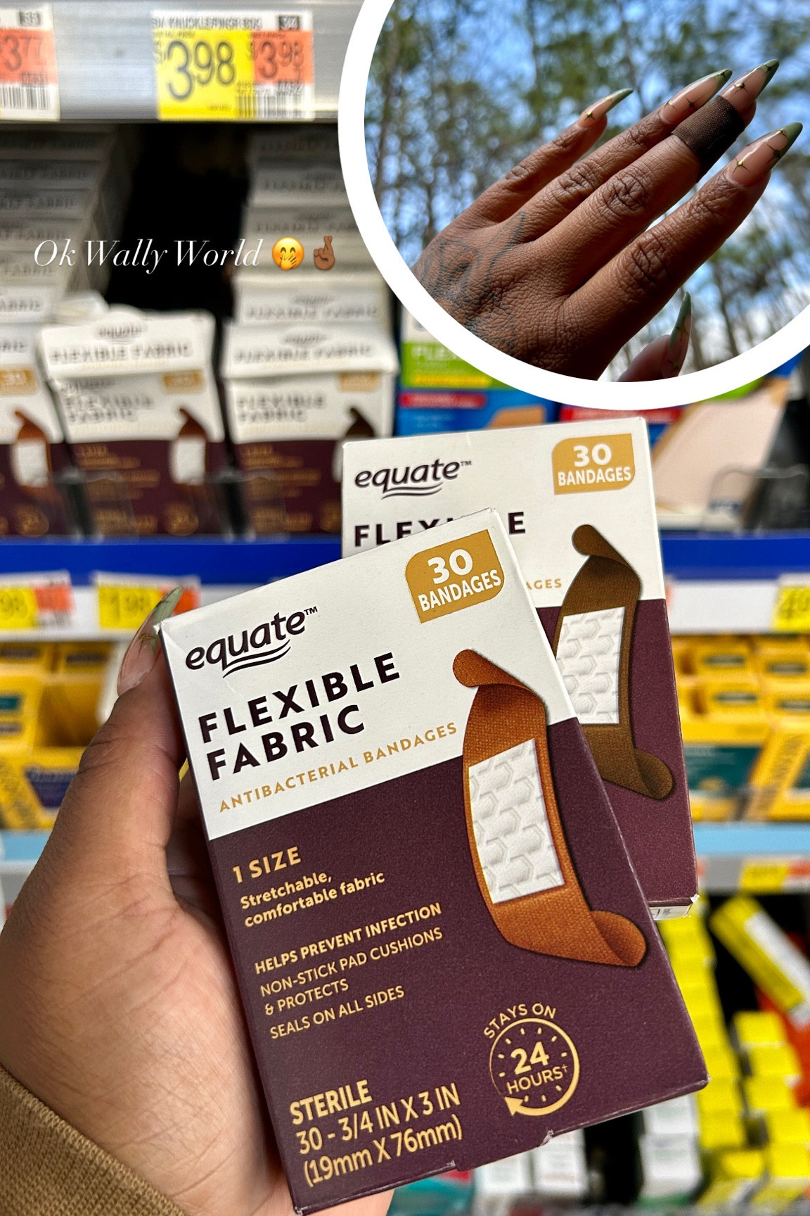 I’m not even mad that I cut my finger anymore 😂🤭 I LOVE THE BANDAGES 

#LTKfindsunder50 #LTKbeauty #LTKfamily