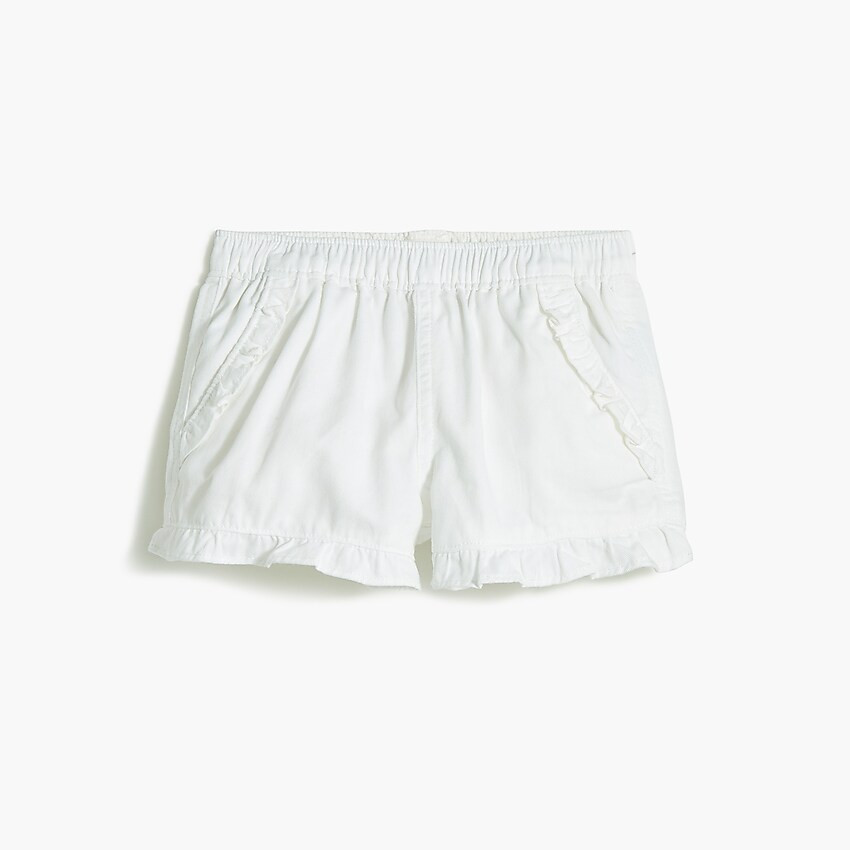 Girls' twill ruffle-trim shortItem AW536 
 Reviews
 
 
 
 
 
7 Reviews 
 
 |
 
 
Write a Review 
... | J.Crew Factory