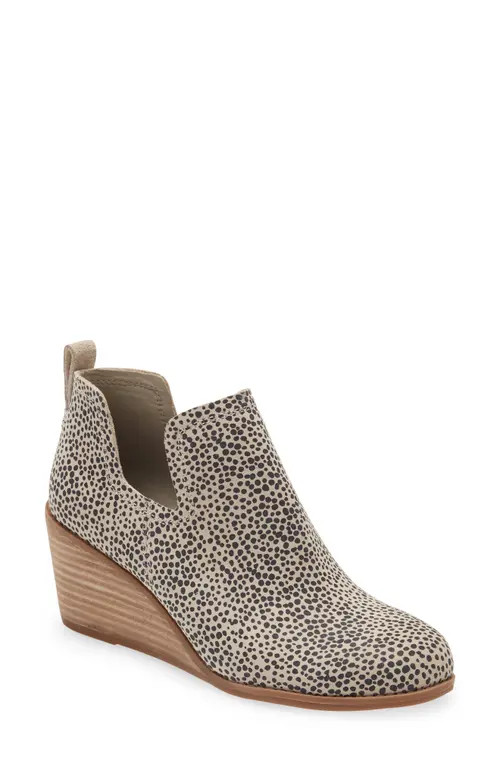 TOMS Kallie Wedge Bootie in Natural at Nordstrom, Size 9 | Nordstrom
