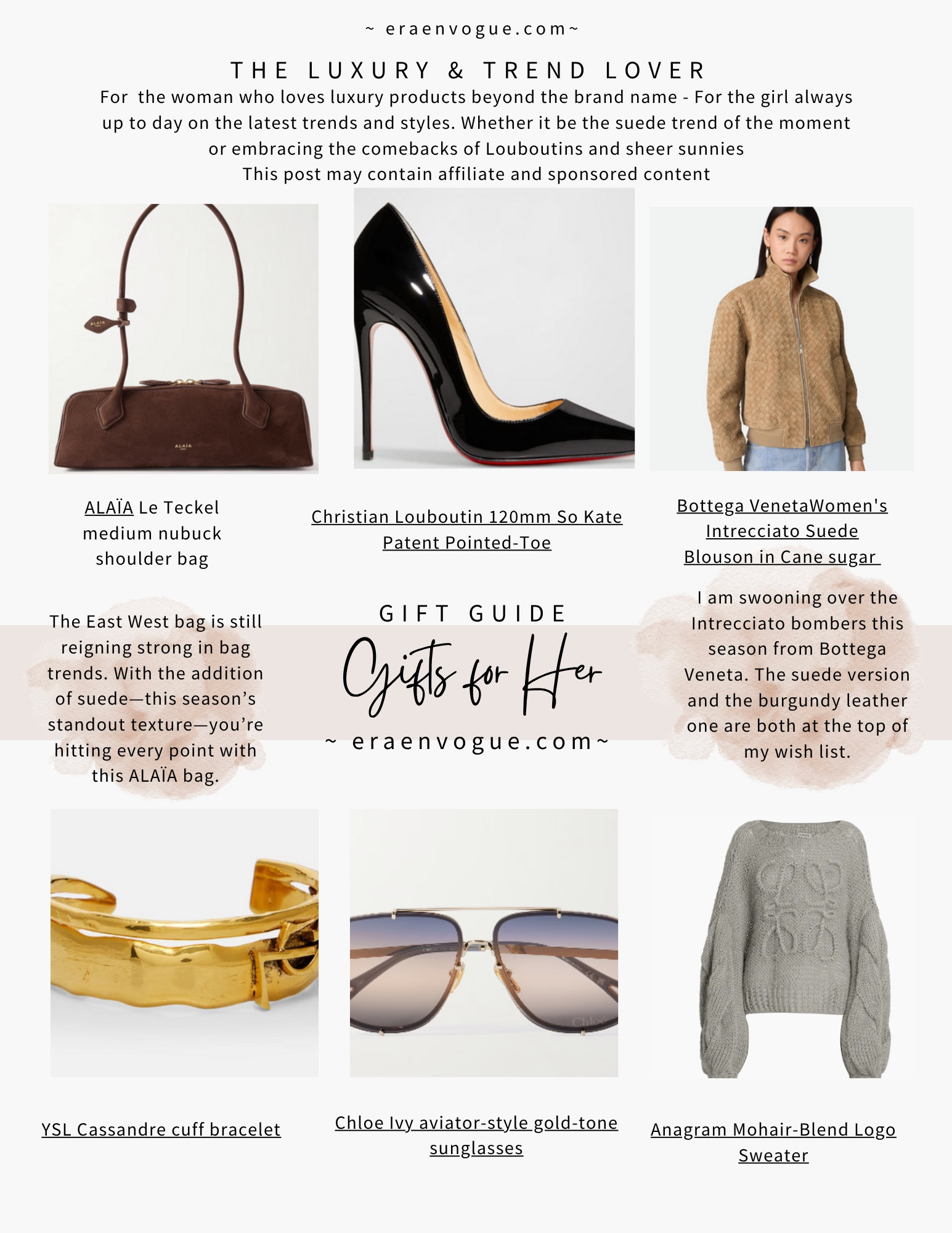 Chic Holiday Gifts for the Style-Obsessed
Description: From timeless accessories to statement pieces, these fashion gifts are perfect for anyone who loves elevating their everyday style. Curated for a luxe holiday season.
: luxury fashion gifts, holiday fashion guide, designer gifts, stylish gifts for her, luxe holiday fashion
Hashtags: #LuxuryStyle #HolidayFashion #GiftGuide2025 #DesignerGifts #FashionObsessed #ChicHoliday #StyleInspo #LuxuryGifts #WardrobeGoals #FashionGiftGuide


#LTKCyberWeek #LTKHoliday #LTKGiftGuide