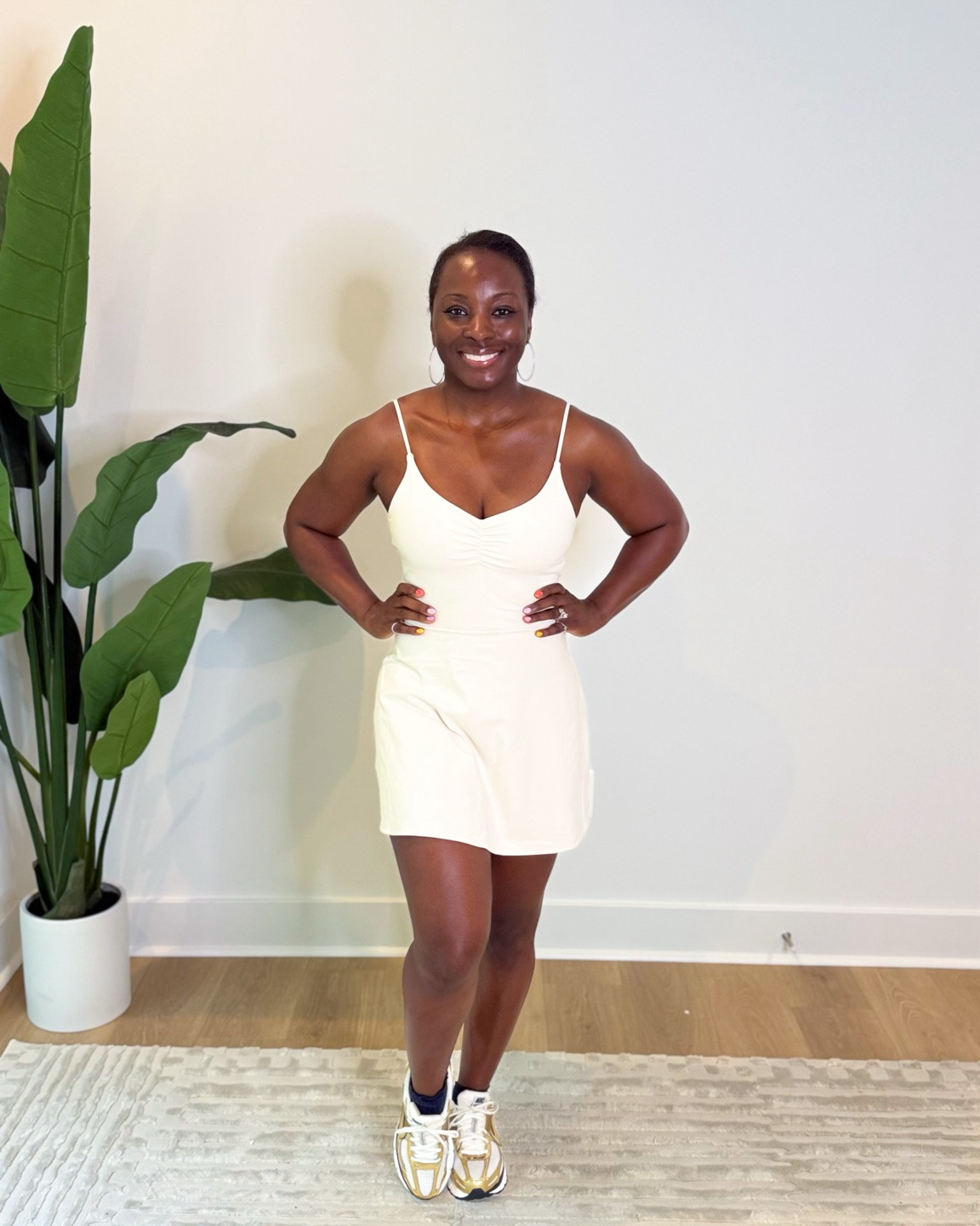 I love this at leisure dress from Fabletics. It’s great for travel and for summer as well as errands.  I love the back as well! Perfect for a day by the pool as well.  Sneakers, summer outfit, tennis dress, casual dress

#LTKootd #LTKfitnessgoals #LTKTravel