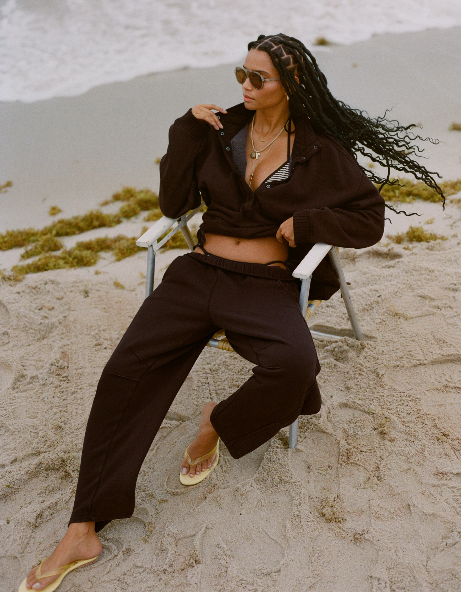 Matching Set Aerie Oh Snap! Barrel Sweatpant | Aerie