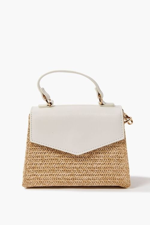 Raffia Straw Chain Crossbody Bag | Forever 21 (US)