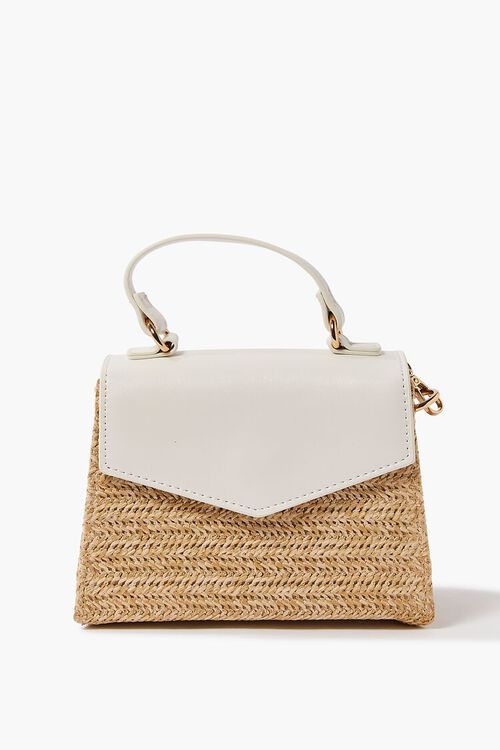 Raffia Straw Chain Crossbody Bag | Forever 21 (US)