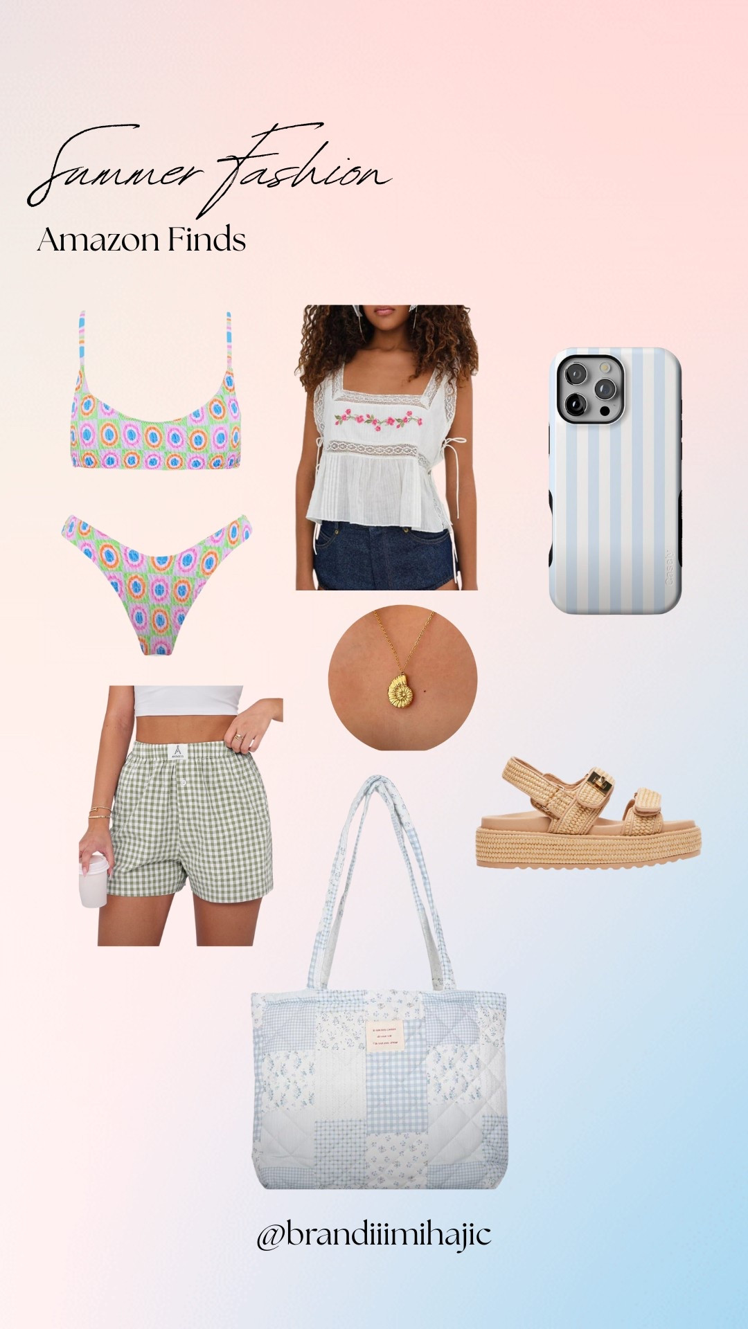 cute summer fashion finds from Amazon! haven’t actually tried any of these but have my eye on them!! 

amazon fashion, amazon shirt, amazon top, amazon swim, amazon bikini, boxer shorts, steve madden sandals, strae sandals,
 

#LTKSummerEdit
