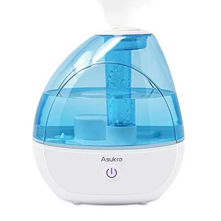 Asukro Humidifiers for Bedroom, Ultrasonic Cool Mist humidifier for Baby and Small Room, Whisper-Qui | Walmart (US)