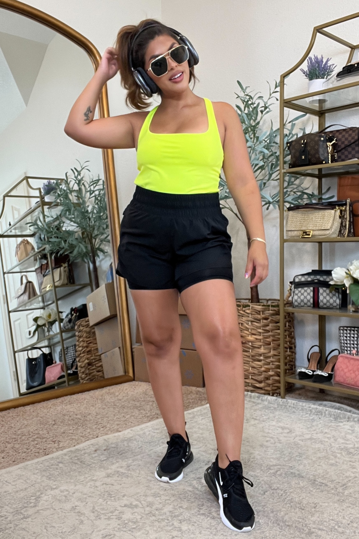 This activewear top has the cutest crisscross back straps!! I’m going to need more colors!! #WalmartFashion #Walmart,Style #Walmart