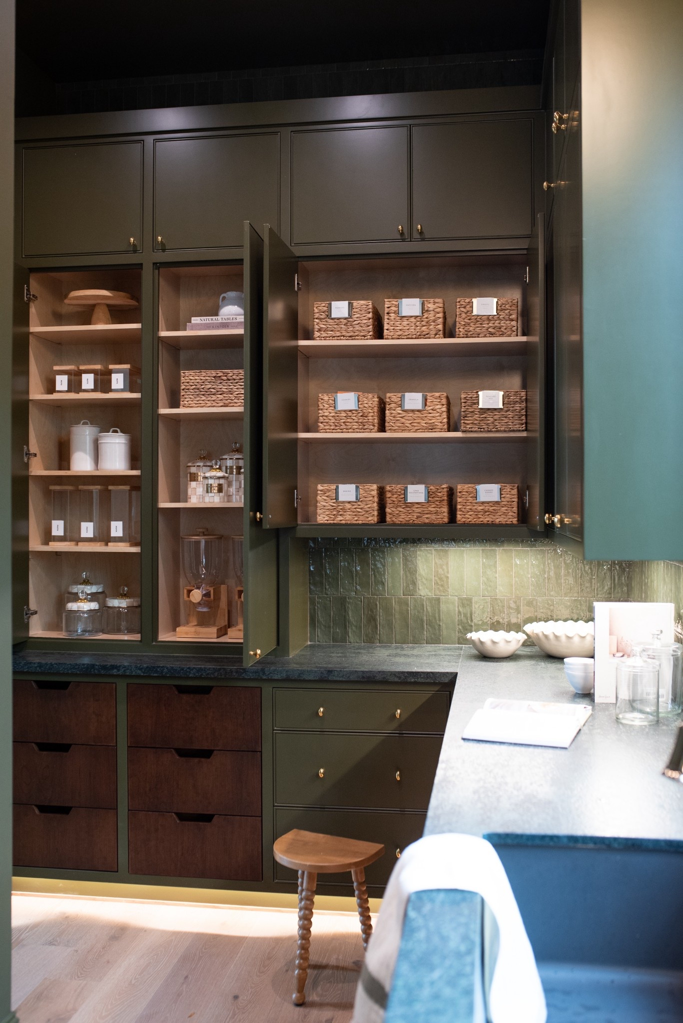 What we used to organize our pantry 