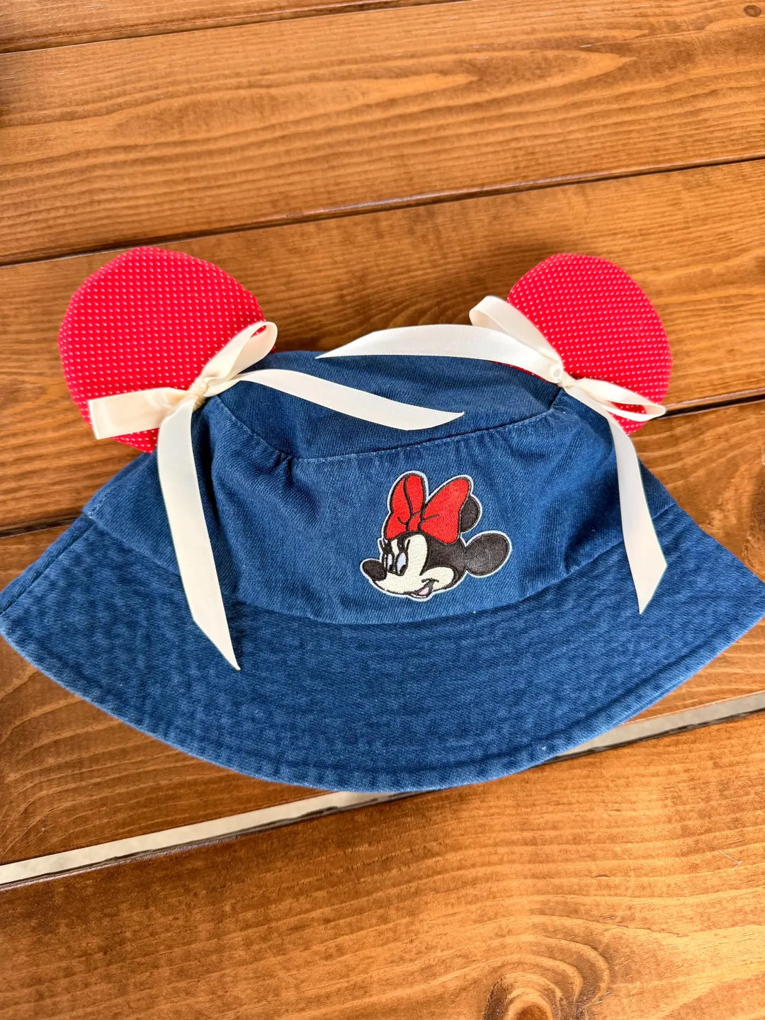 Mini Polka Dot Minnie Mouse Bow Adult Bucket Hat - Etsy | Etsy (Global)