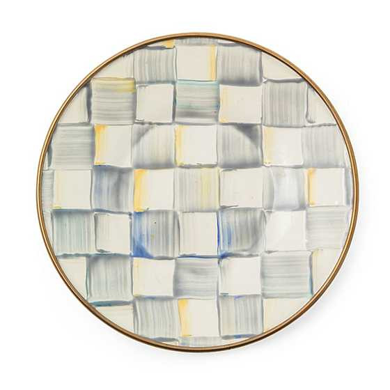 Sterling Check Saucer | MacKenzie-Childs