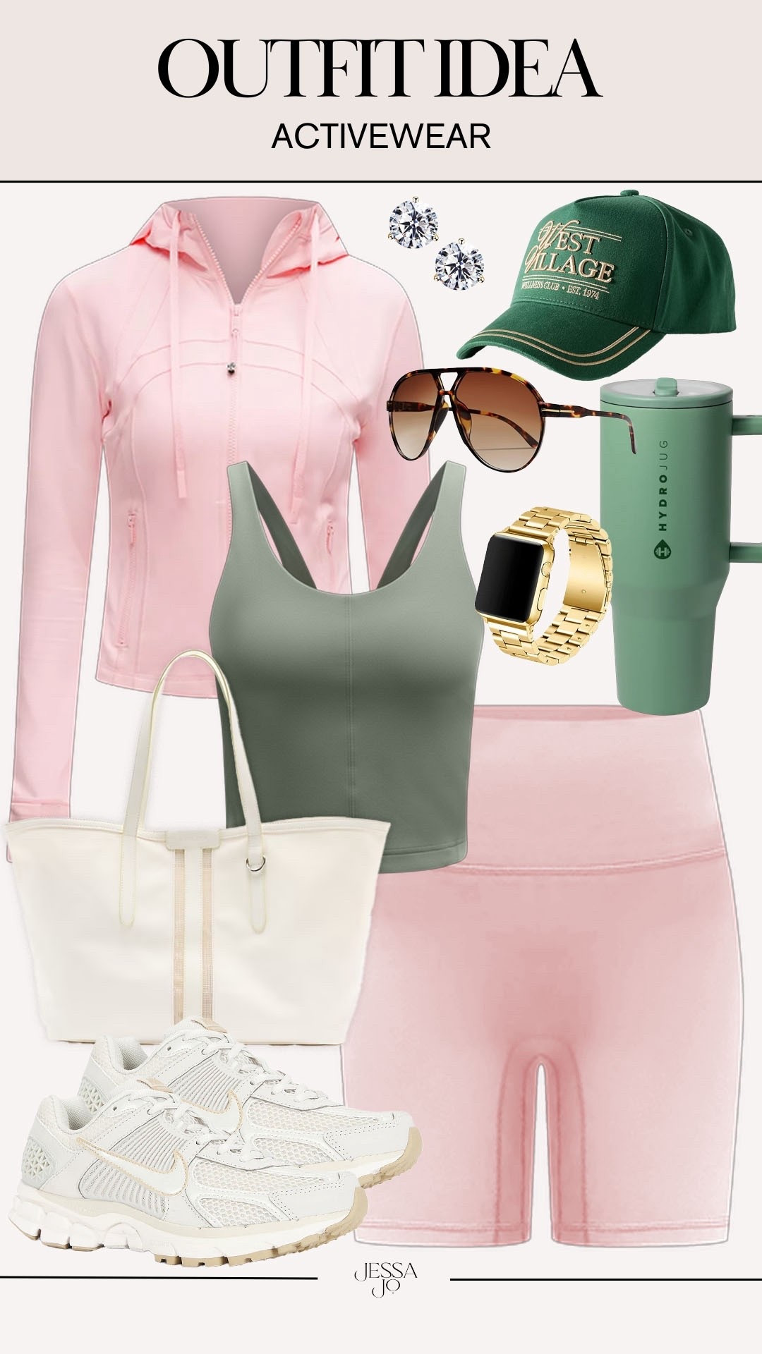 Spring activewear outfit idea. Pink and green active outfit. Lululemon new arrivals. Trendy spring active outfit. Activewear OOTD. 

#LTKActive #LTKootd #LTKSeasonal