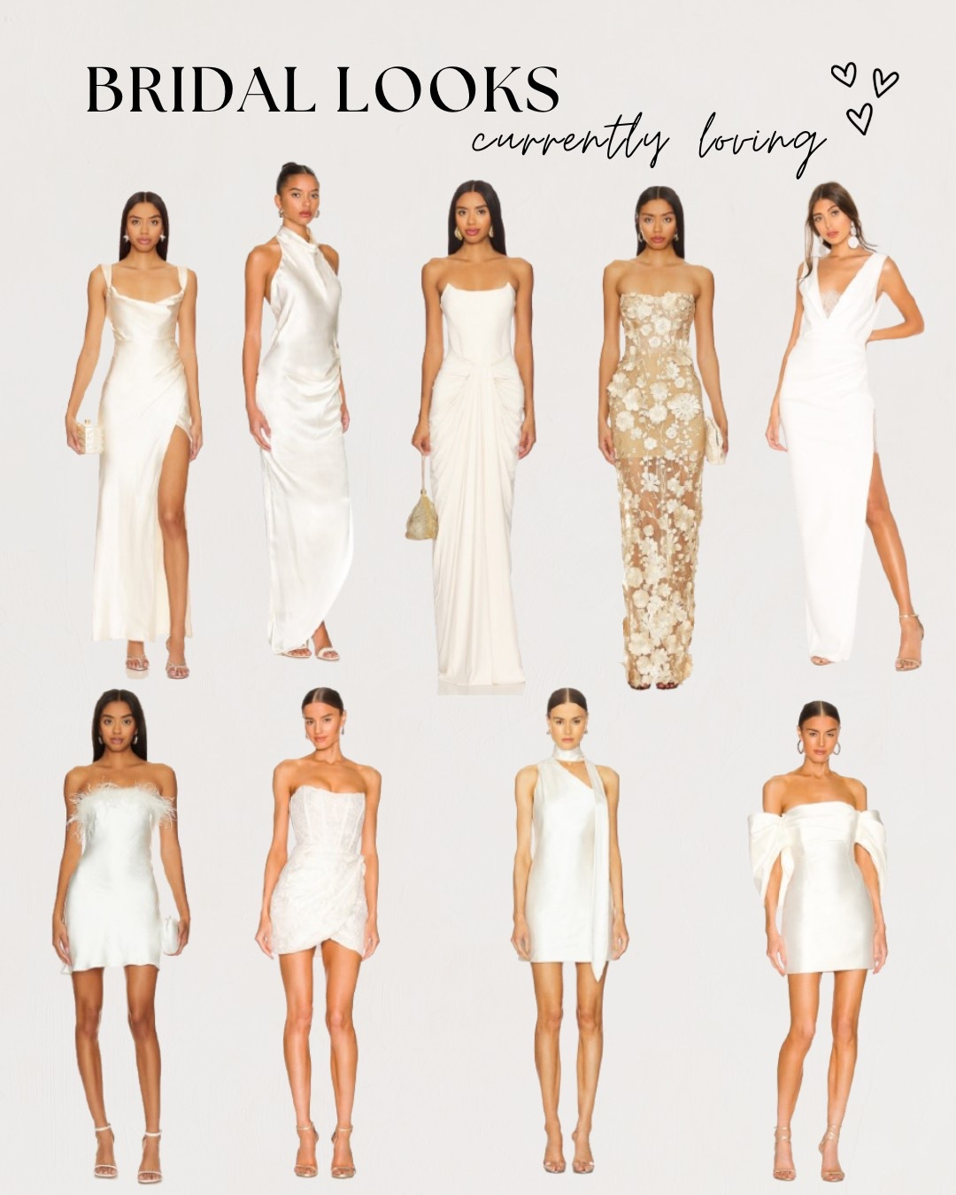 Brides!! So many beautiful dresses out there calling our names for all of our celebrations 🤍 #bride #bridal #dresses #bridaldresses #revolve #whitedress

#LTKWedding #LTKParties