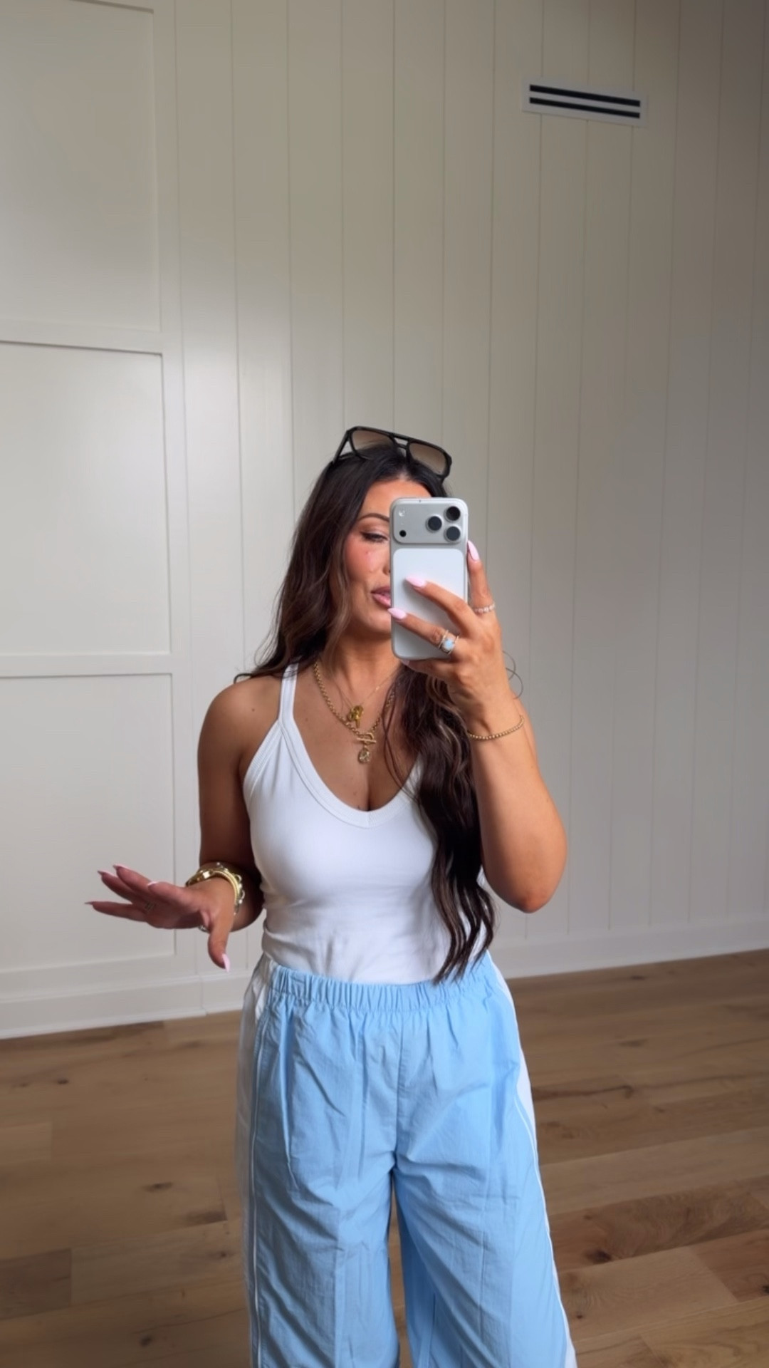 Walmart sporty casual mom outfit 💙

These Walmart lightweight track pants are so comfortable and give that relaxed sporty look that’s trending right now. I paired them with a simple white tank and sneakers for an easy athleisure outfit you can wear running errands, traveling, or everyday mom life.

The pants have a relaxed fit, elastic waist, and are super lightweight for spring and summer.

An easy throw-on outfit that still looks put together.

Tap the photo to shop everything ✨

#walmartfashion #walmartfinds #athleisurestyle #casualoutfit #momstyle #springoutfit #everydaystyle #affordablefashion


#LTKootd #LTKgrwm #LTKmomlife