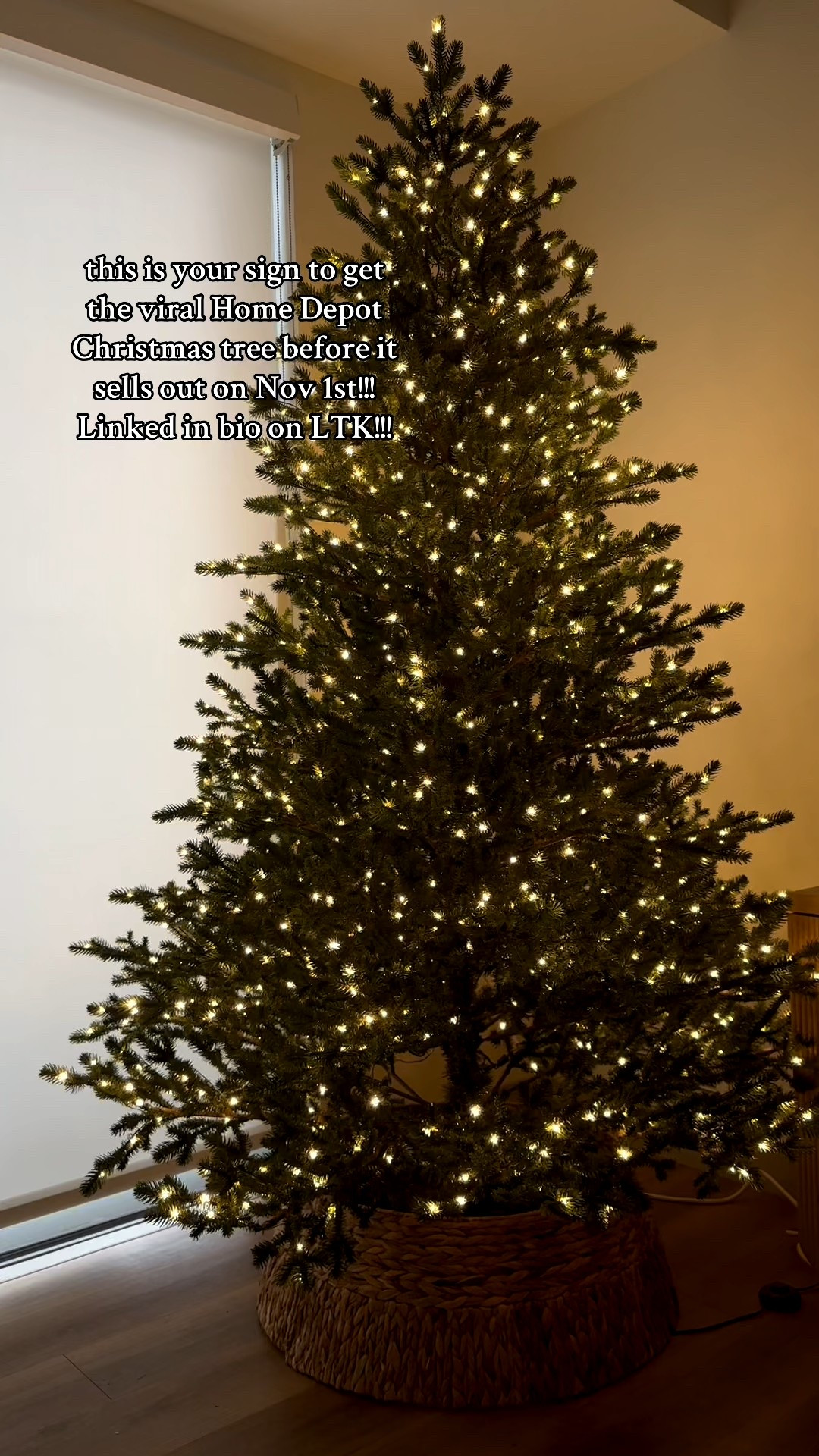 The viral Home Depot Christmas Tree. This tree is worth it! So beautiful in the home 🎄✨ Get ir now as it does sell out!! 

#LTKSeasonal #LTKHoliday #LTKHome