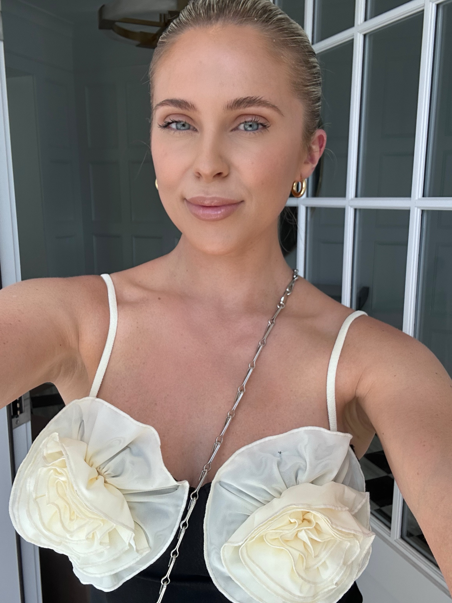 Outfit/ makeup deets 🎀
Primer: Charlotte Tilburry Flawless Filter 
Foundation: Estée Lauder - shade Tawny
Concealer: Nars 
NOUGATINE
L2.2 
Contour : Westman Atelier
Blush: Nars -Brazen
Mascara- Maneater
Setting Powder- Charlotte Tilbury
Lip liner- NYX nude truffle 
Lip gloss- Mac Cremesheen - Fashion Scoop
Eye shadow- Natasha DENOA palette 
Brows- Anastasia Brow Freeze

#LTKSeasonal #LTKFind #LTKbeauty