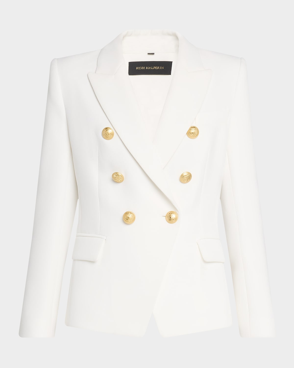 Jaxy Double-Breasted Blazer Jacket | Neiman Marcus