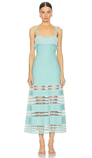 Priscilla Dress in Blue | Revolve Clothing (Global)