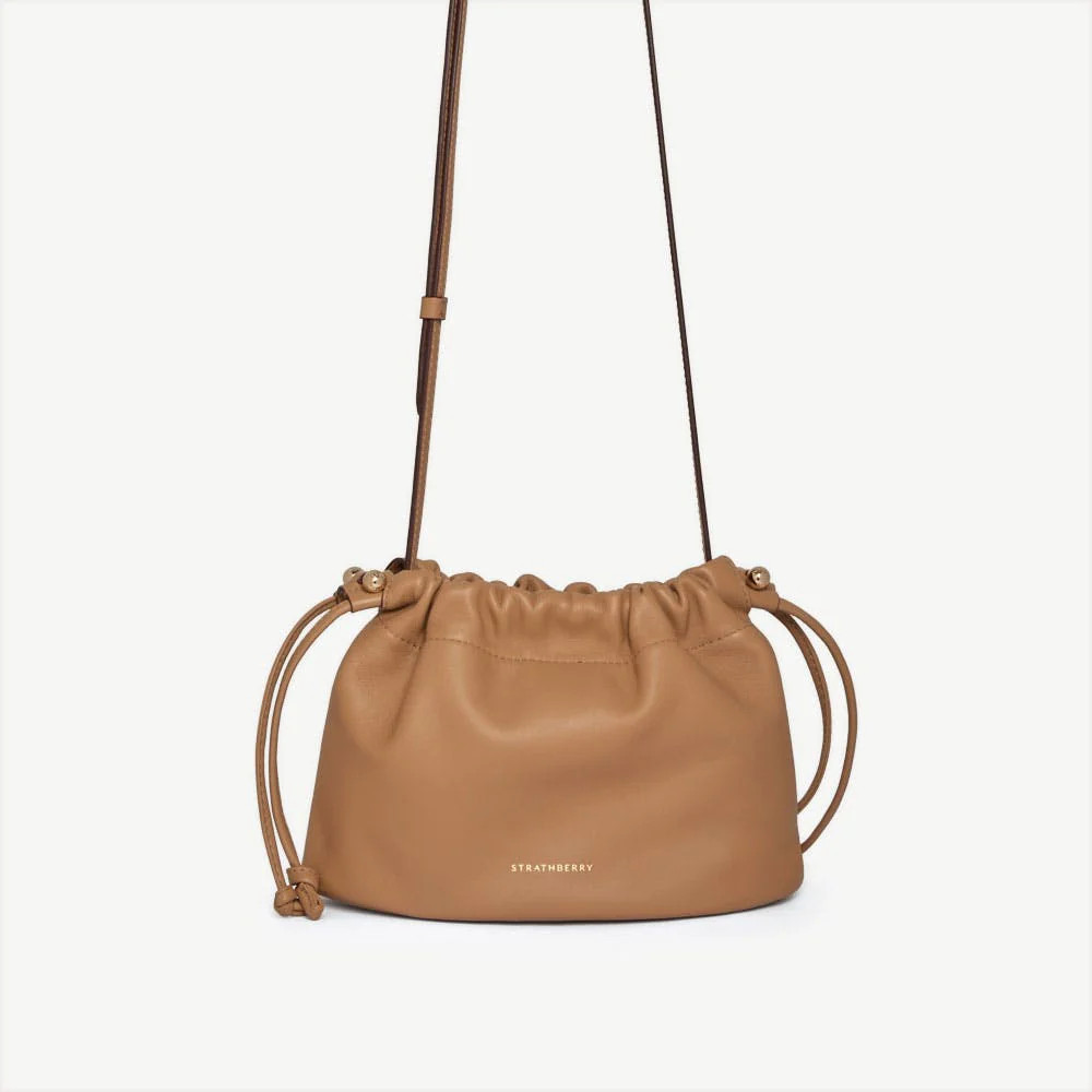 Strathberry - Charlotte Drawstring - Brown | Strathberry