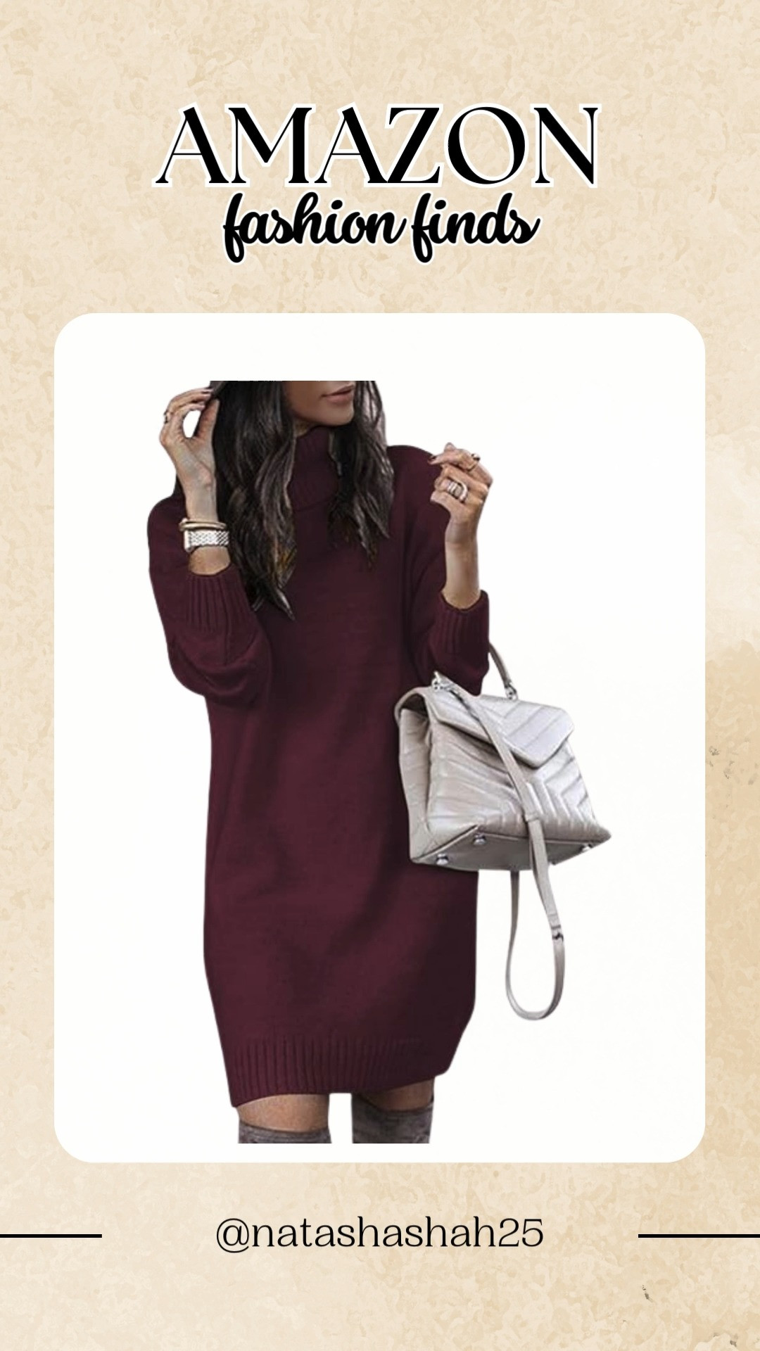 This turtleneck long loose oversized casual sweater dress brings cheerful warmth and soft winter charm to every cozy look with effortless style. #SweaterDress #OversizedStyle #TurtleneckFashion #CasualWinterWear #CozyOutfits #WardrobeStaple #FashionEssentials #DailyStyle #ModernBasics #ChicComfort 👗✨❄️
 

 #LTKwinter #LTKdresses #LTKtravel