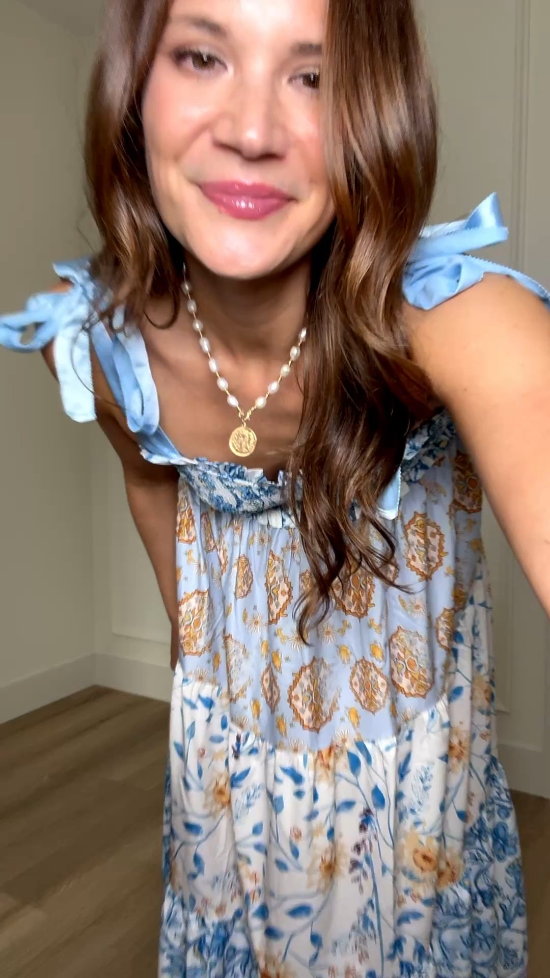 I wore this dress for Mother’s Day last year in another color and it is so good for spring. It is super stretchy and comfortable, and I love the mix of blue and yellow with a hint of pink. The straps are adjustable so you can tie them for the perfect fit, which makes it even better.

Dress - size M, runs TTS

Tall girl outfits, Spring dresses for women, Mother’s Day dress, Floral midi dress, Amazon tall girl clothing, Adjustable strap dress, 6 foot style, Brunch outfit ideas, Baby shower dress, Comfortable stretchy dress, Spring outfit ideas, Stang and Co

#LTKSeasonal #LTKTall #LTKmomlife