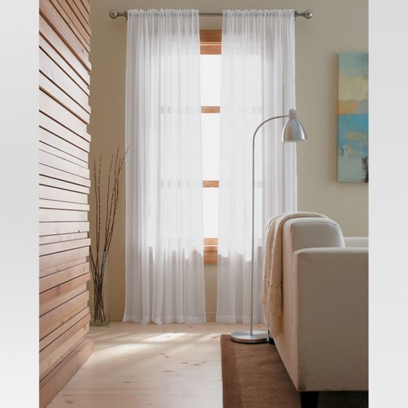Chiffon Sheer Curtain Panel - Threshold™ | Target