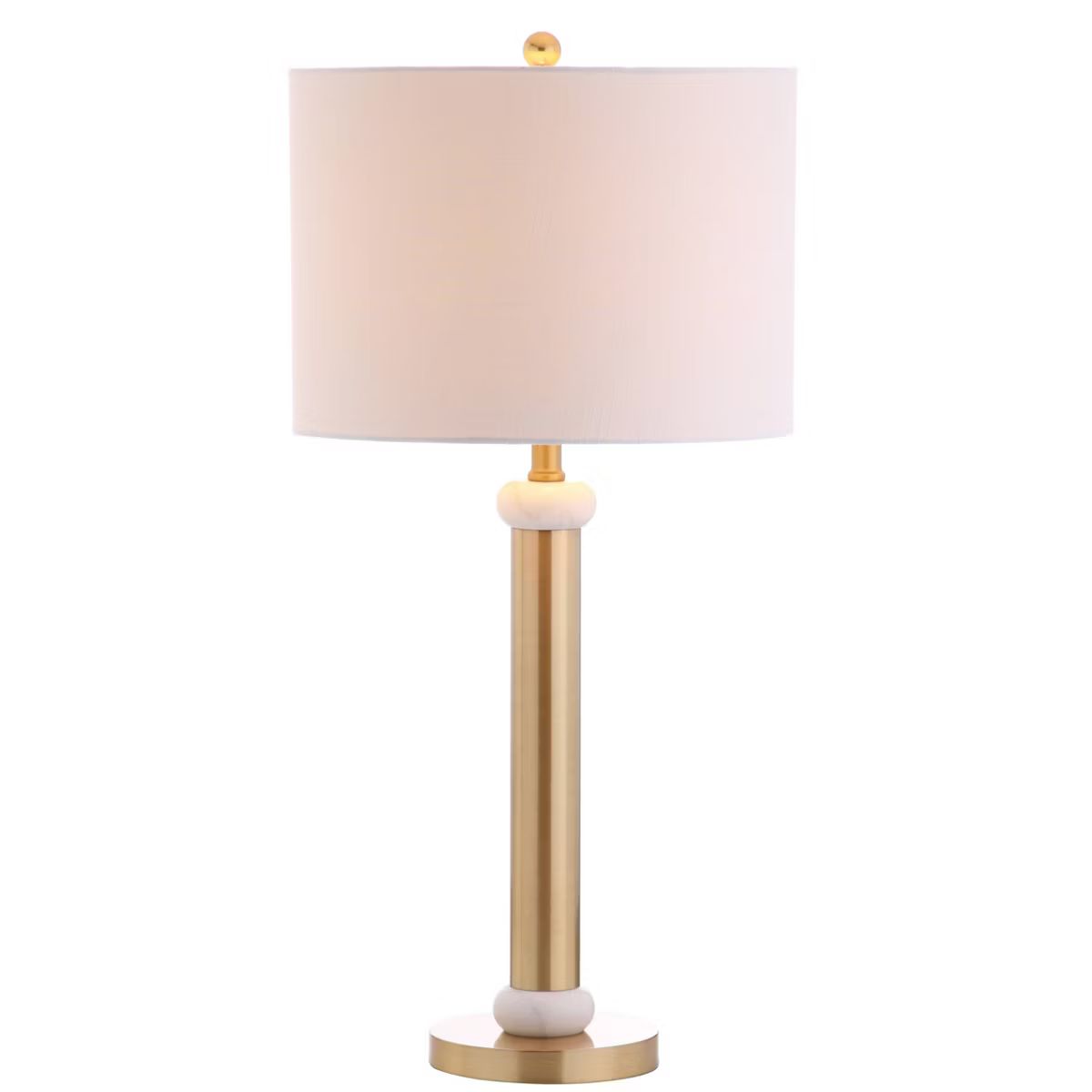 Metal/Marble Gregory Table Lamp (Includes LED Light Bulb) Gold - JONATHAN Y | Target