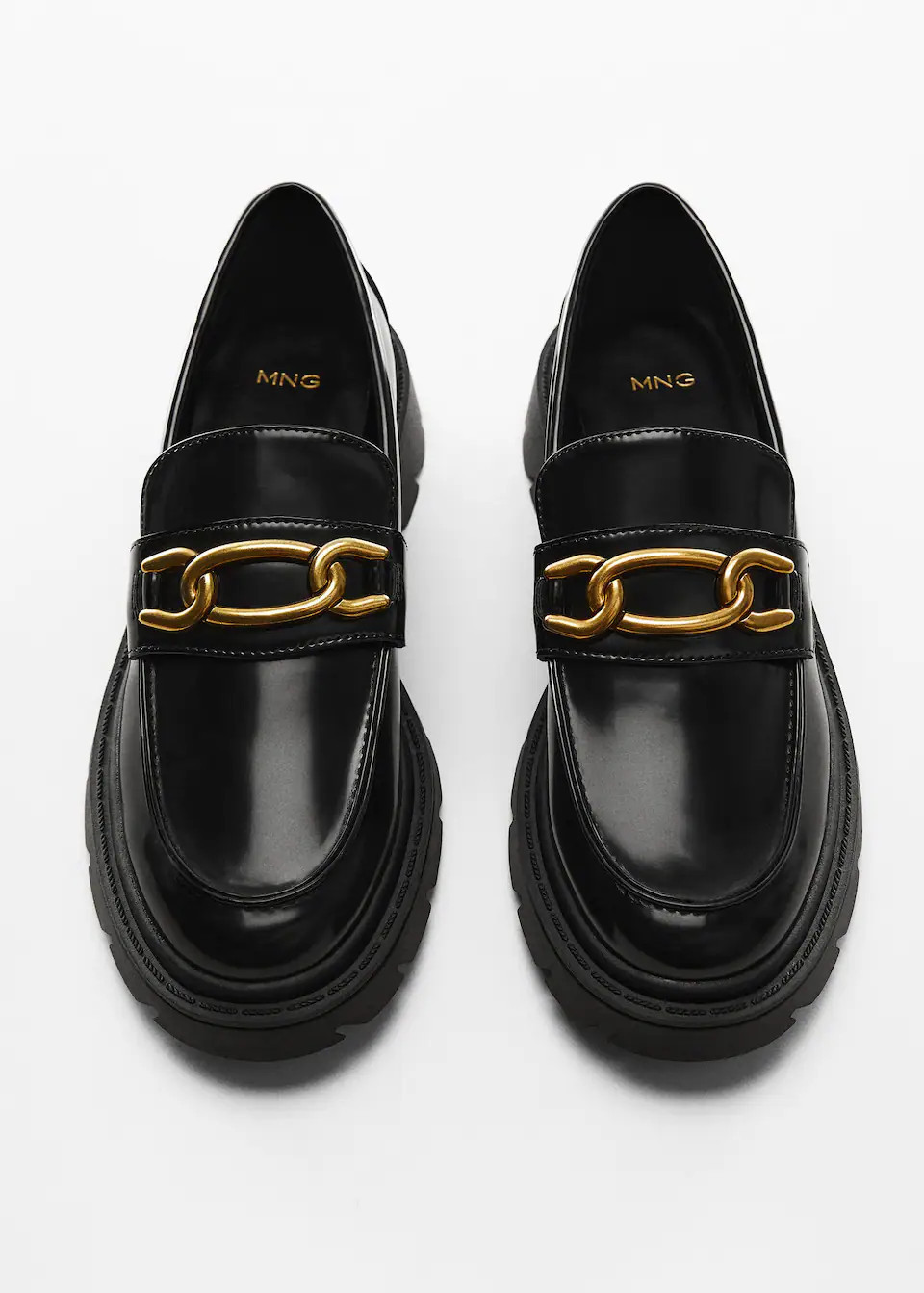 Chain loafers -  Women | Mango USA | MANGO (US)